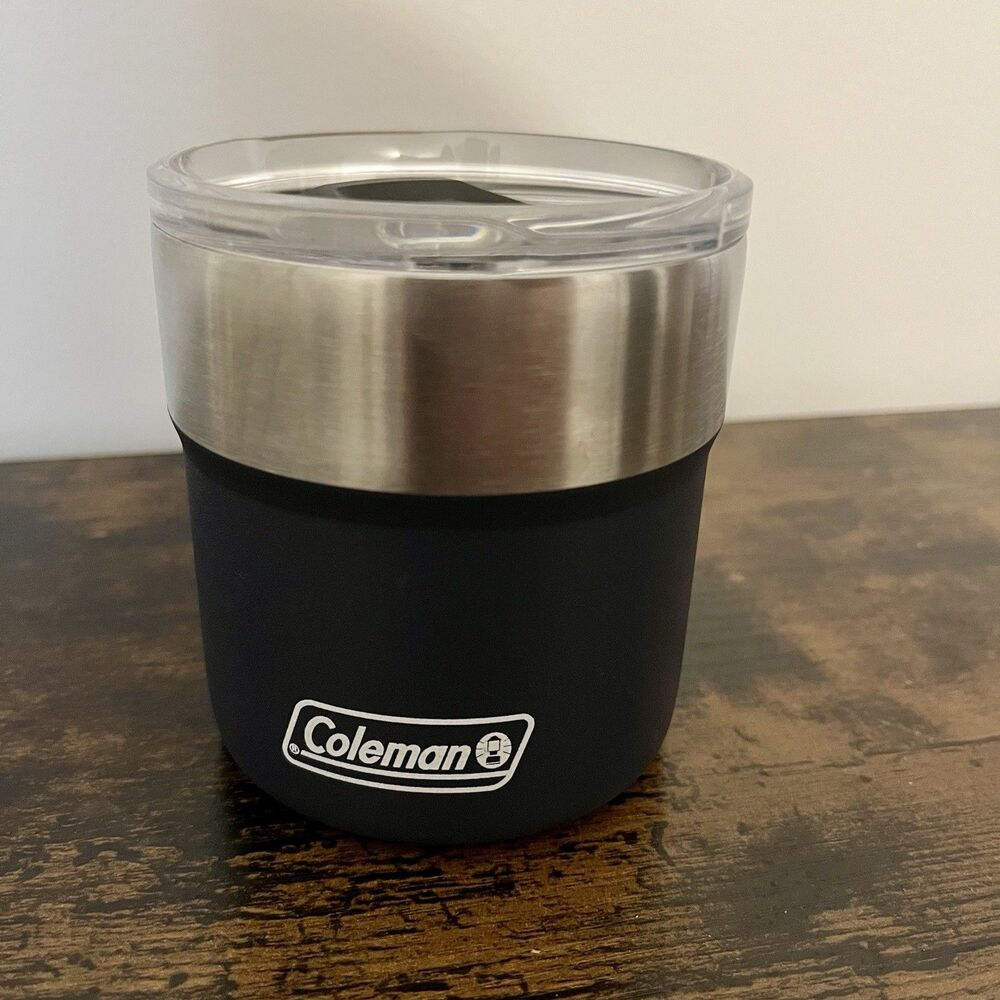 Coleman 13oz Sundowner Insulated Stainless Steel Rocks Glass Navy Blue